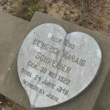 SCHREIBER Heinrich Marais 1922-1948