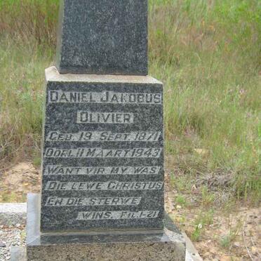 OLIVIER Daniel Jakobus 1871-1943