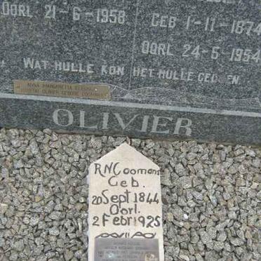 COOMANS R.N.C. 1844-1925