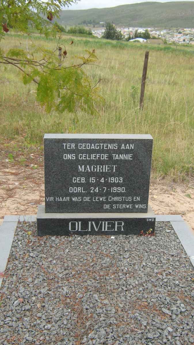 OLIVIER Magriet 1903-1990