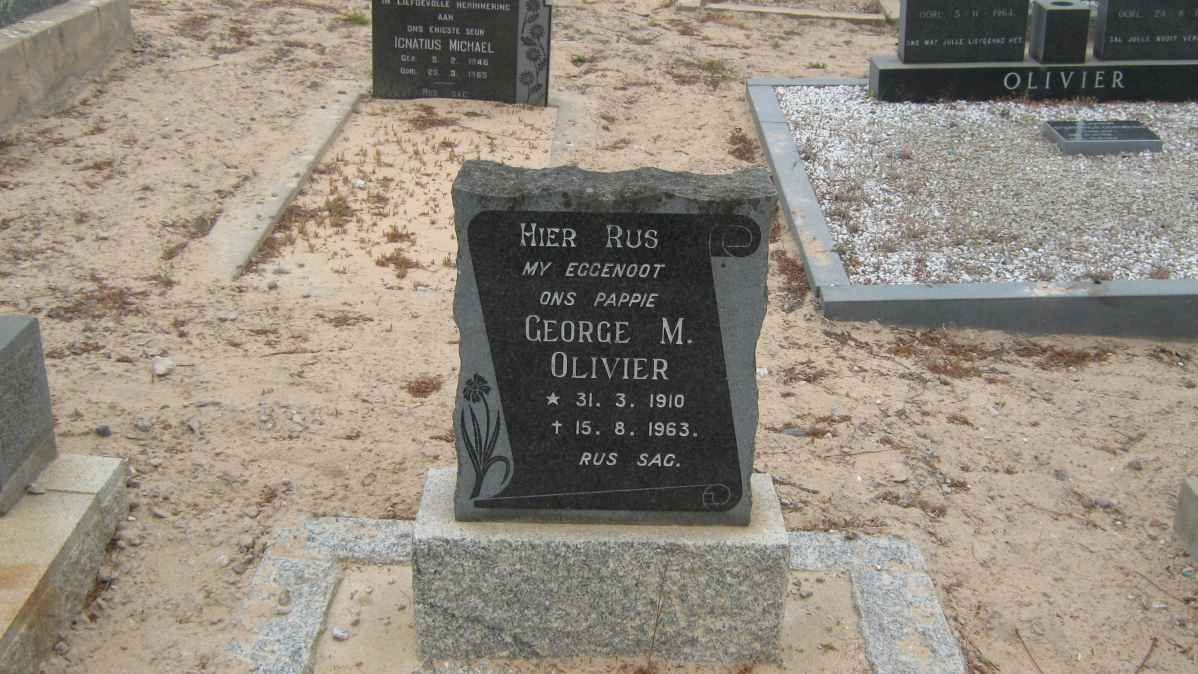 OLIVIER George M. 1910-1963