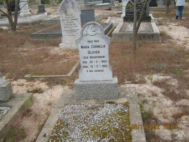 OLIVIER Maria Cornelia nee WASSERMAN 1863-1962