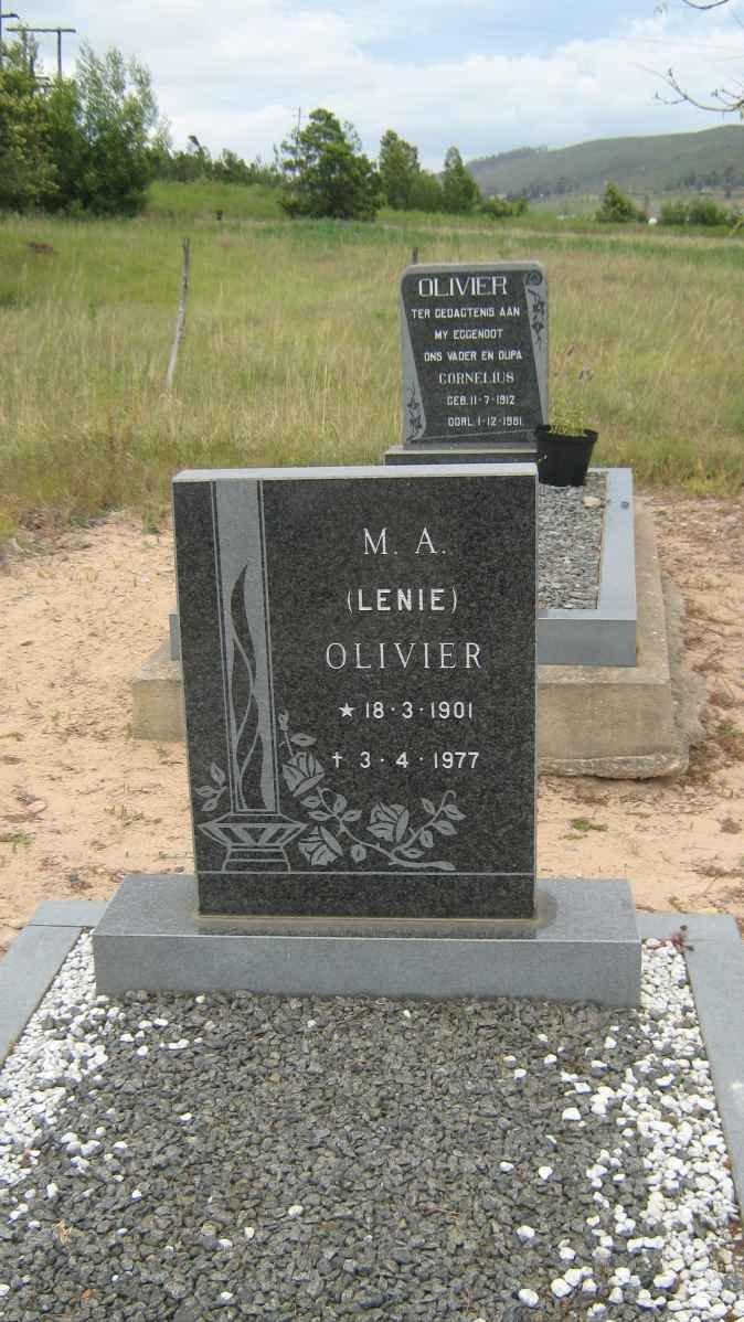 OLIVIER M.A. 1901-1977