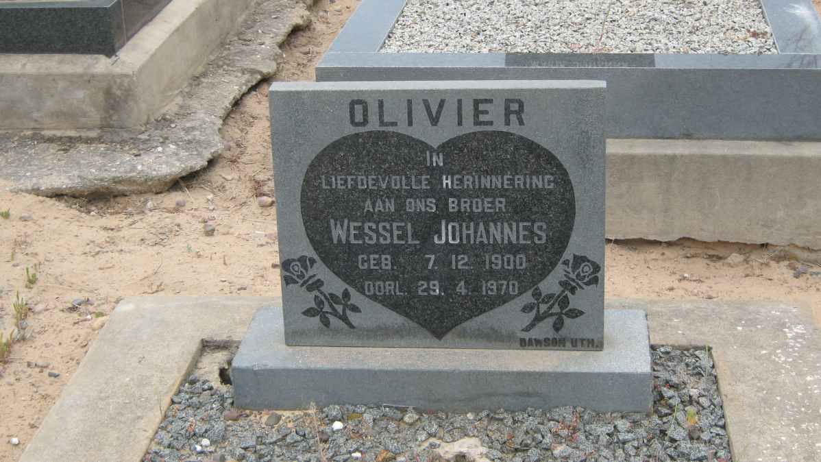 OLIVIER Wessel Johannes 1900-1970