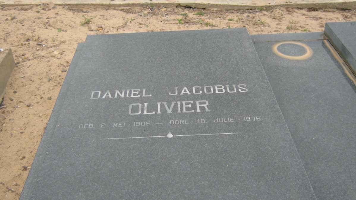 OLIVIER Daniel Jacobus 1906-1976