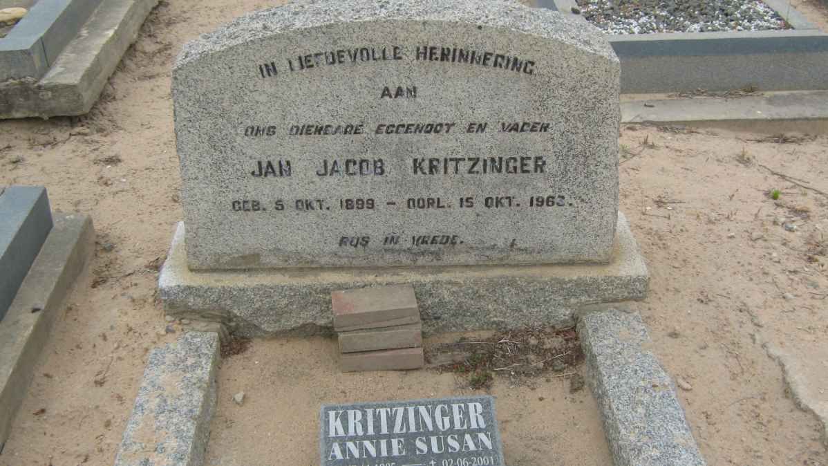 KRITZINGER Jan Jacob 1899-1962