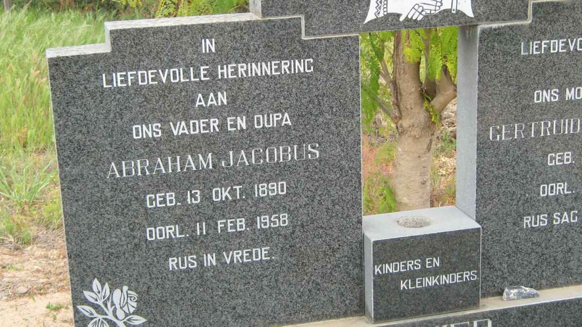 OLIVIER Abraham Jacobus 1890-1958