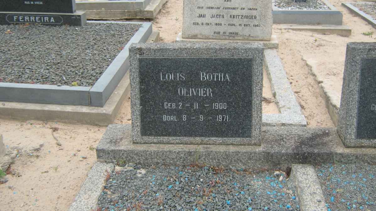 OLIVIER Louis Botha 1900-1971