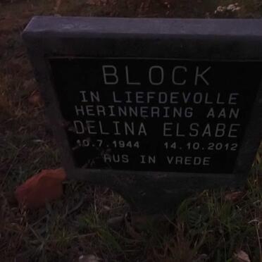 BLOCK Delina Elsabe 1944-2012