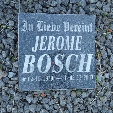 BOSCH Jerome 1978-2003