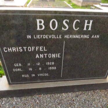 BOSCH Christoffel Antoine 1928-1998
