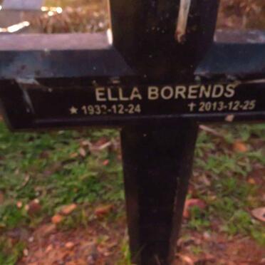 BORENDS Ella 1932-2013