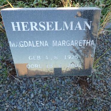 HERSELMAN Magdalena Margaretha 1925-2003