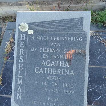 HERSELMAN Agatha Catherina 1920-1999