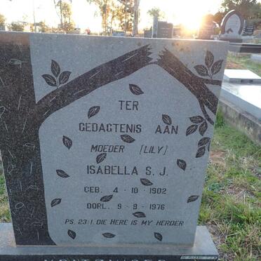 KRITZINGER Isabella S.J. 1902-1976