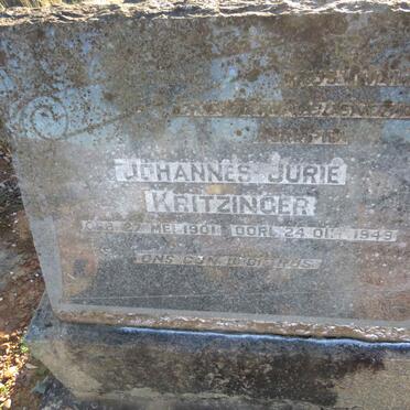 KRITZINGER Johannes Jurie 1901-1949