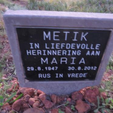METIK Maria 1947-2012