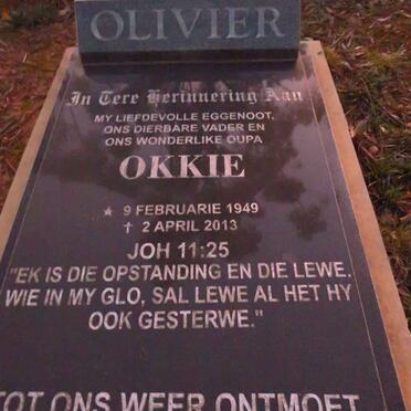 OLIVIER Okkie 1949-2013