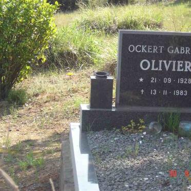 OLIVIER Ockert Gabriel 1928-1983