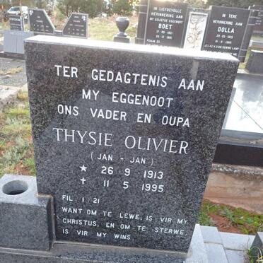 OLIVIER Thysie 1913-1995