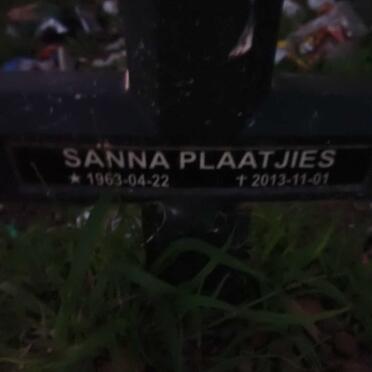 PLAATJIES Sanna 1963-2013