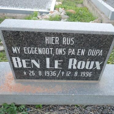 ROUX Ben, le 1936-1996