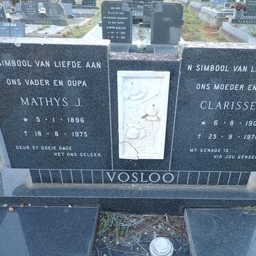 VOSLOO Mathys J. 1896-1975 & Clarisse L. 1900-1976