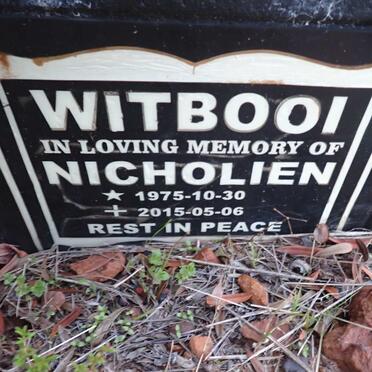 WITBOOI Nicholien 1975-2015