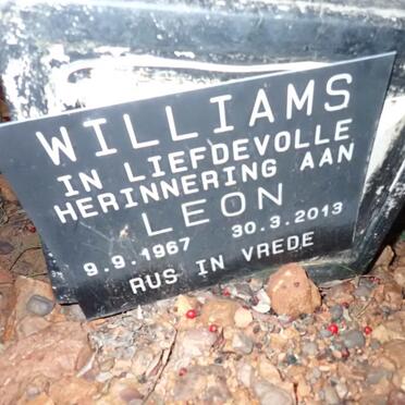 WILLIAMS Leon 1967-2013