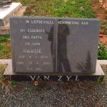 ZYL Hansie, van 1934-2001
