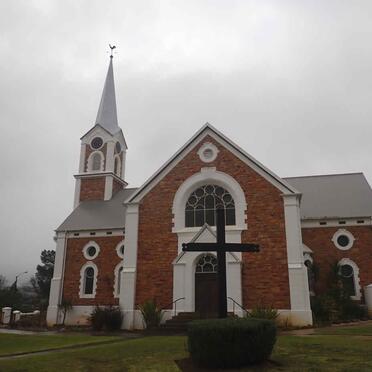 Eastern Cape, JOUBERTINA, NG Kerk, Kerkhof en gedenkmuur