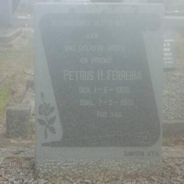 FERREIRA Petrus H. 1900-1965