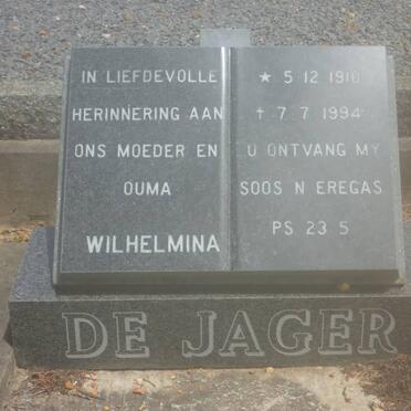 JAGER Wilhelmina, de 1910-1994