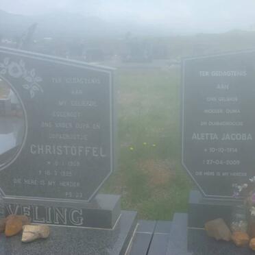 NEVELING Christoffel 1908-1995 &amp; Aletta Jacoba 1914-2009