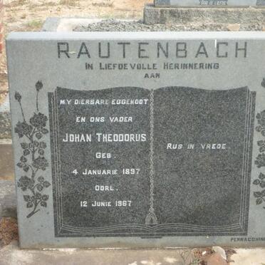 RAUTENBACH Johan Theodorus 1897-1967
