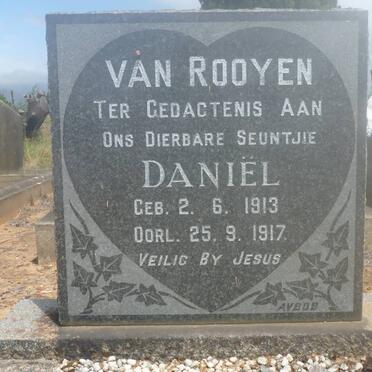 ROOYEN Daniel, van 1913-1917