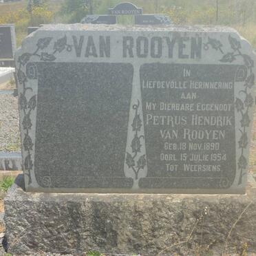 ROOYEN Petrus Hendrik, van 1890-1954