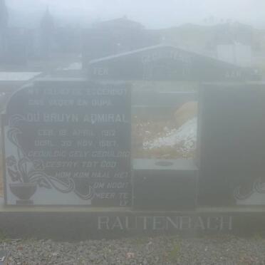 RAUTENBACH Du Bruyn Admiral 1912-1987 