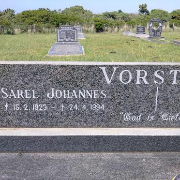 VORSTER Sarel Johannes 193-1994 &amp; Susanna Gezina V.D. MERWE 1925-2000
