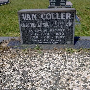 COLLER Catharina Elizabeth Margaretha, van 1912-1997