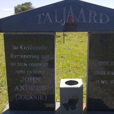 TALJAARD John Andrew 1965-2003