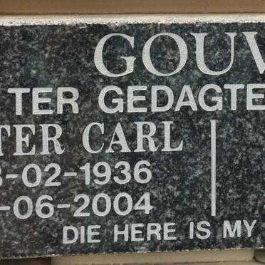 GOUWS Walter Carl 1936-2004