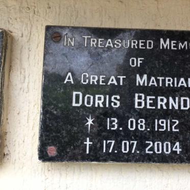 BERNDT Doris 1912-2004