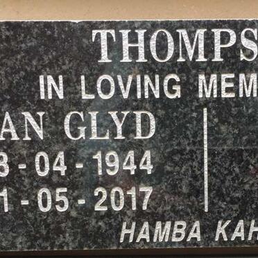 THOMPSON Alan Glyd 1944-2017