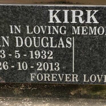 KIRK Robin Douglas 1932-2013
