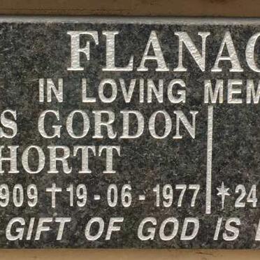 FLANAGAN James Gordon Shortt 1909-1977 &amp; Sylvia Miles SACKE 1916-2008