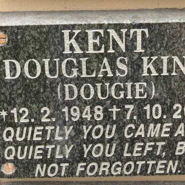 KENT Douglas King 1948-2016