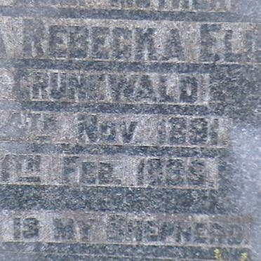 ? Rebecka Elise nee GRUNEWALD 1881-1966