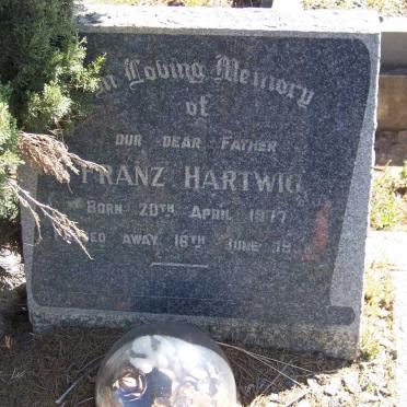 HARTWIG Franz 1877-1958