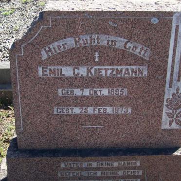 KIETZMANN Emil C. 1895-1973